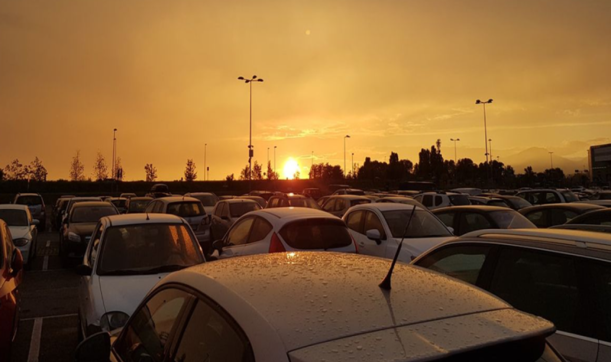 Sunset over Wellington