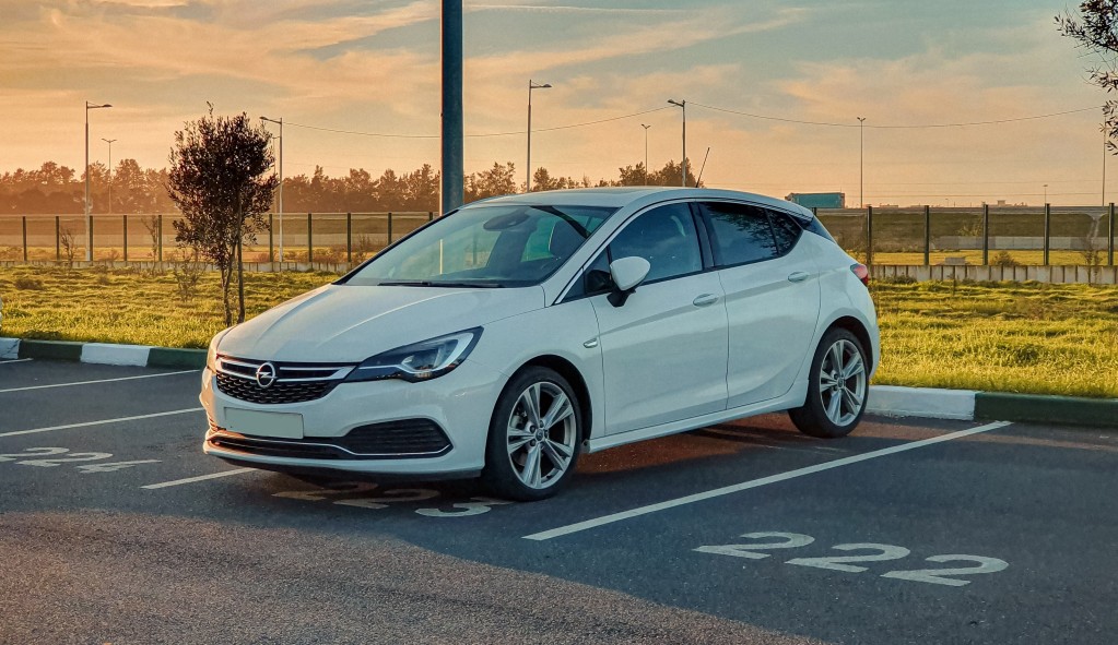 Car parked at airport carpark