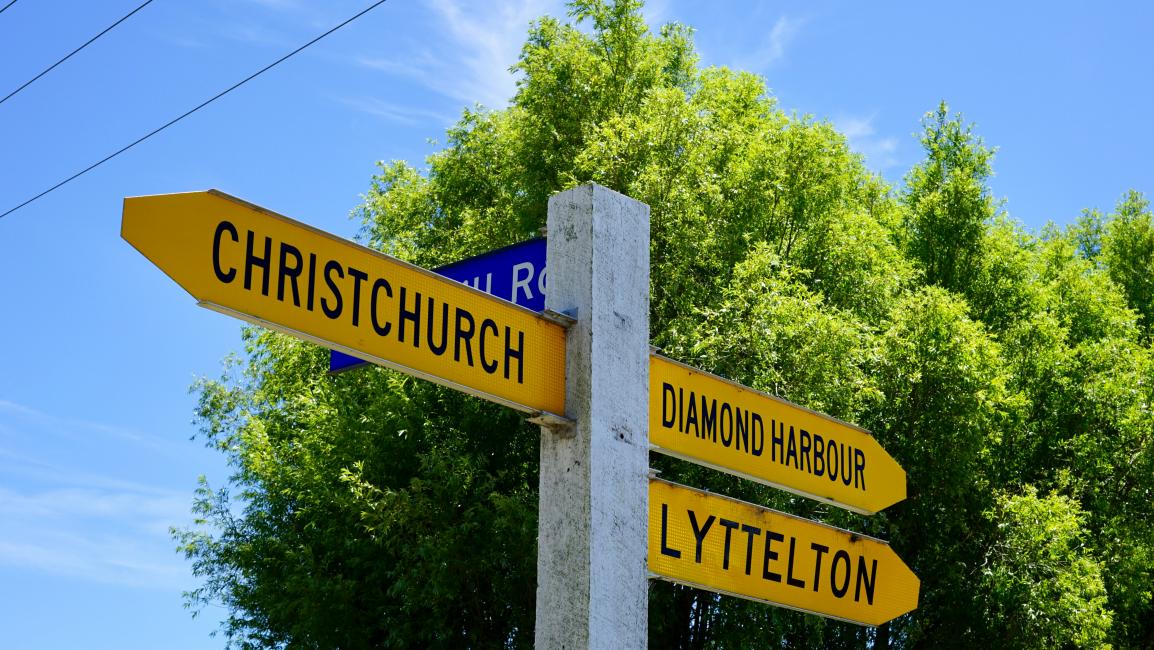 Christchurch sign