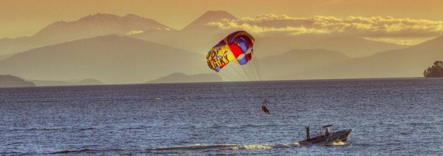 Taupo on balloon